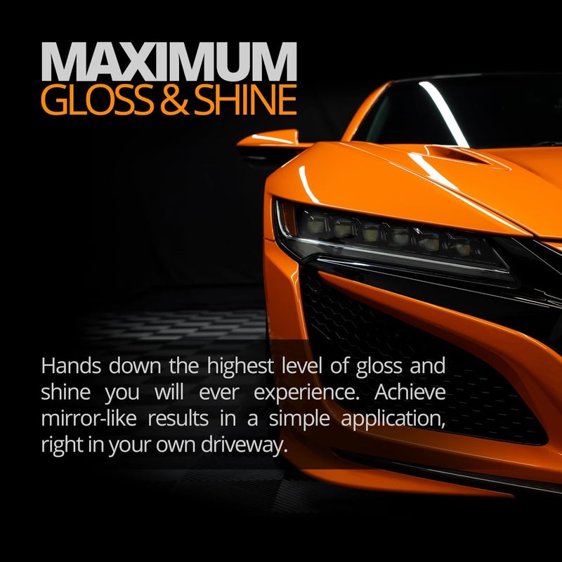 CERAKOTE ® Rapid Ceramic Paint Sealant - 32 oz Bulk Pack - Extremely Hydrophobic Ceramic Coating for Cars - Maximum Gloss & Shine – Unmatched Slickness - Pro Results - Image 4